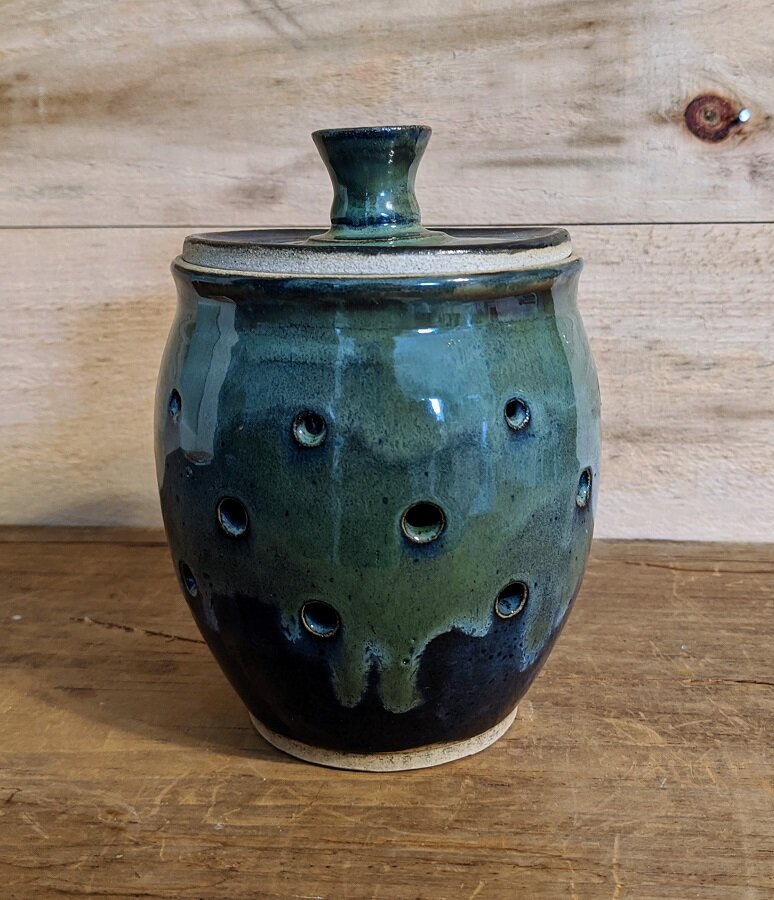 Garlic Jar with Lid