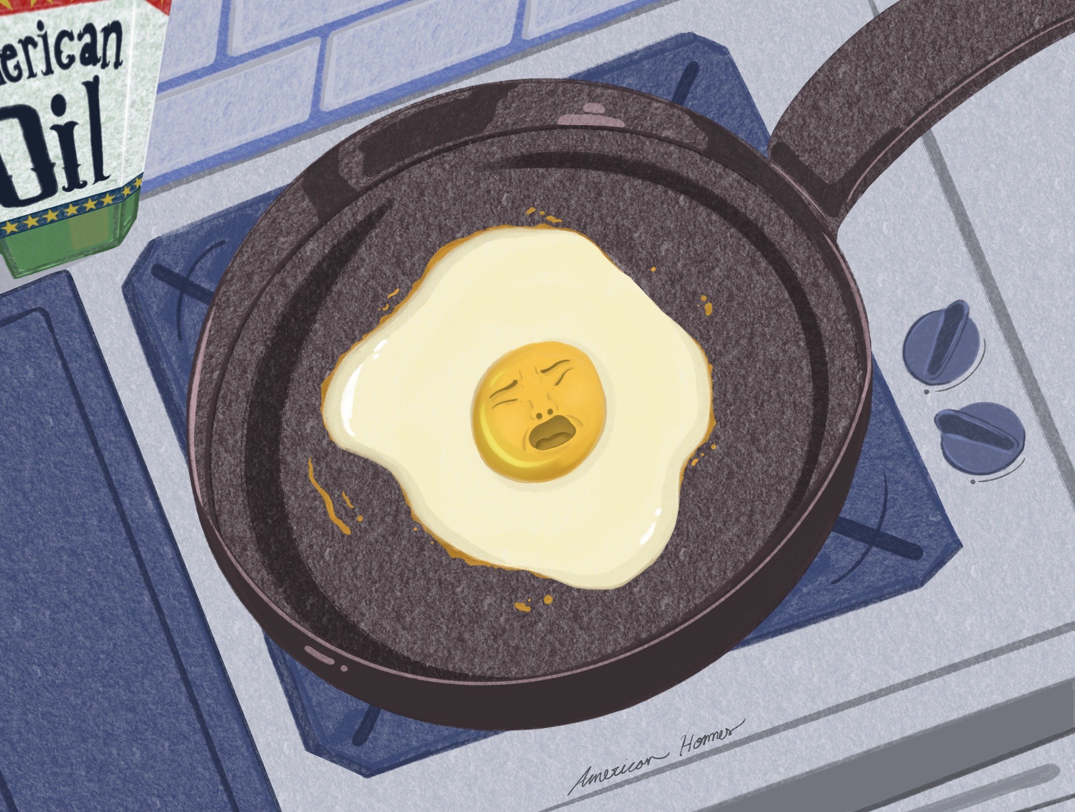 Egg-istential Crisis by Aubrey Meiling