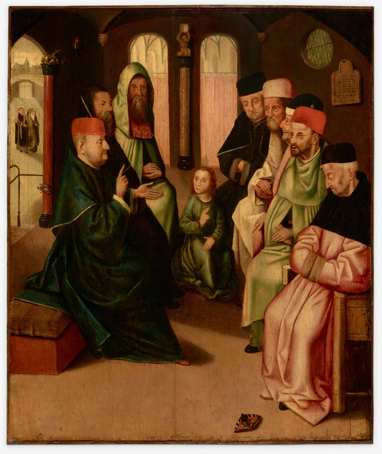 Christ Among the Doctors , 16th century, Copy after Hieronymus Bosch, Netherlandish from the Philadelphia Museum of Art 