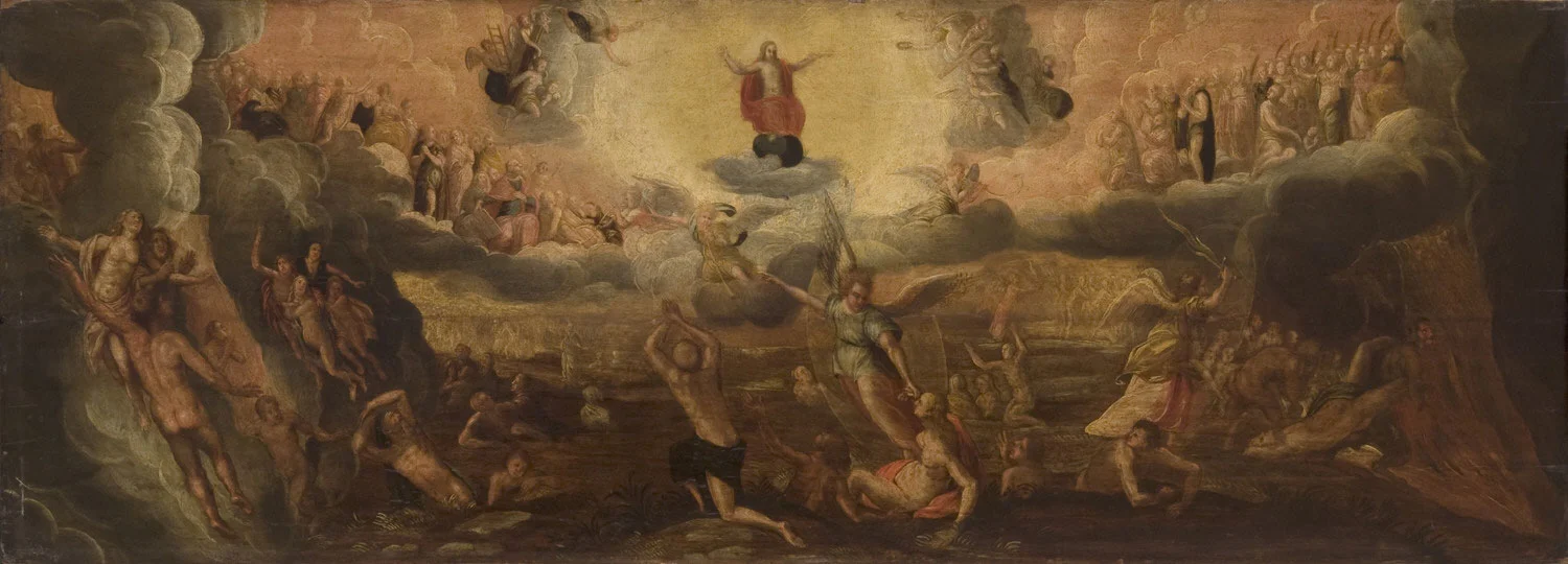 The Last Judgment , late 16th century, by a follower of Jacob de Backer, Netherlandish. Philadelphia Art Museum