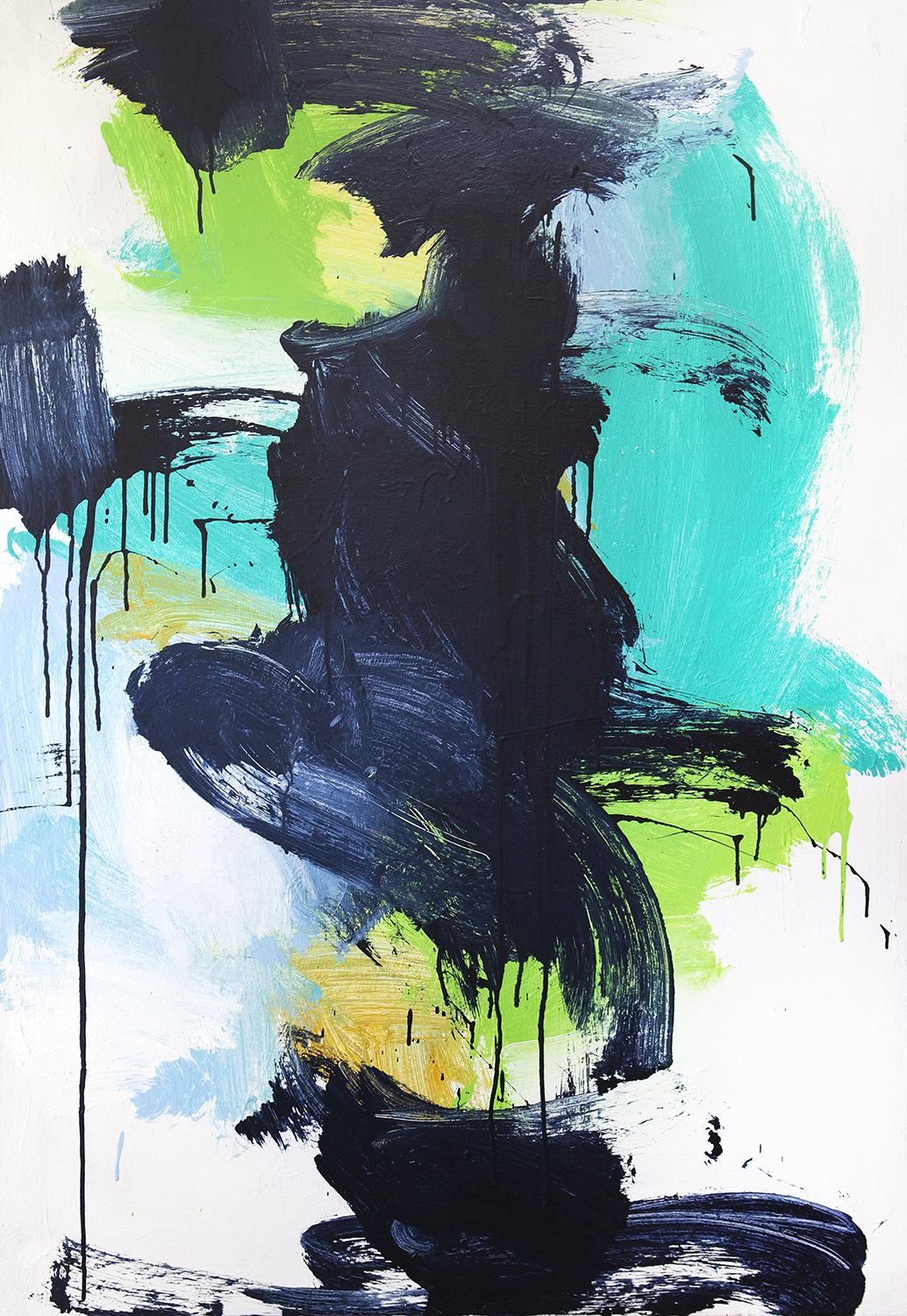 Accidental Sitting Man in Springtime