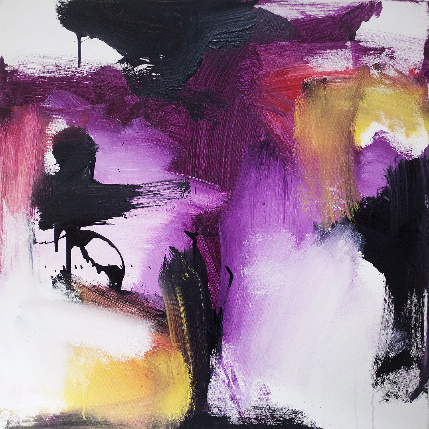 Oil Study Violet