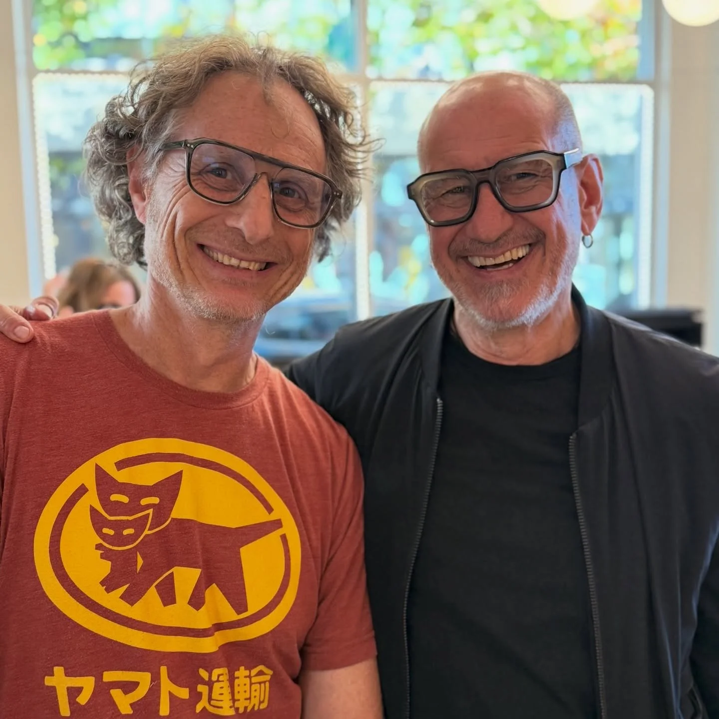 Some December moments that make us smile&hellip; Picking up your new favorite frames @blakekuwahara and @spexwax - being silly with our designer friends and a surprise visit from our sweet Guido who&rsquo;s recovering after surgery!