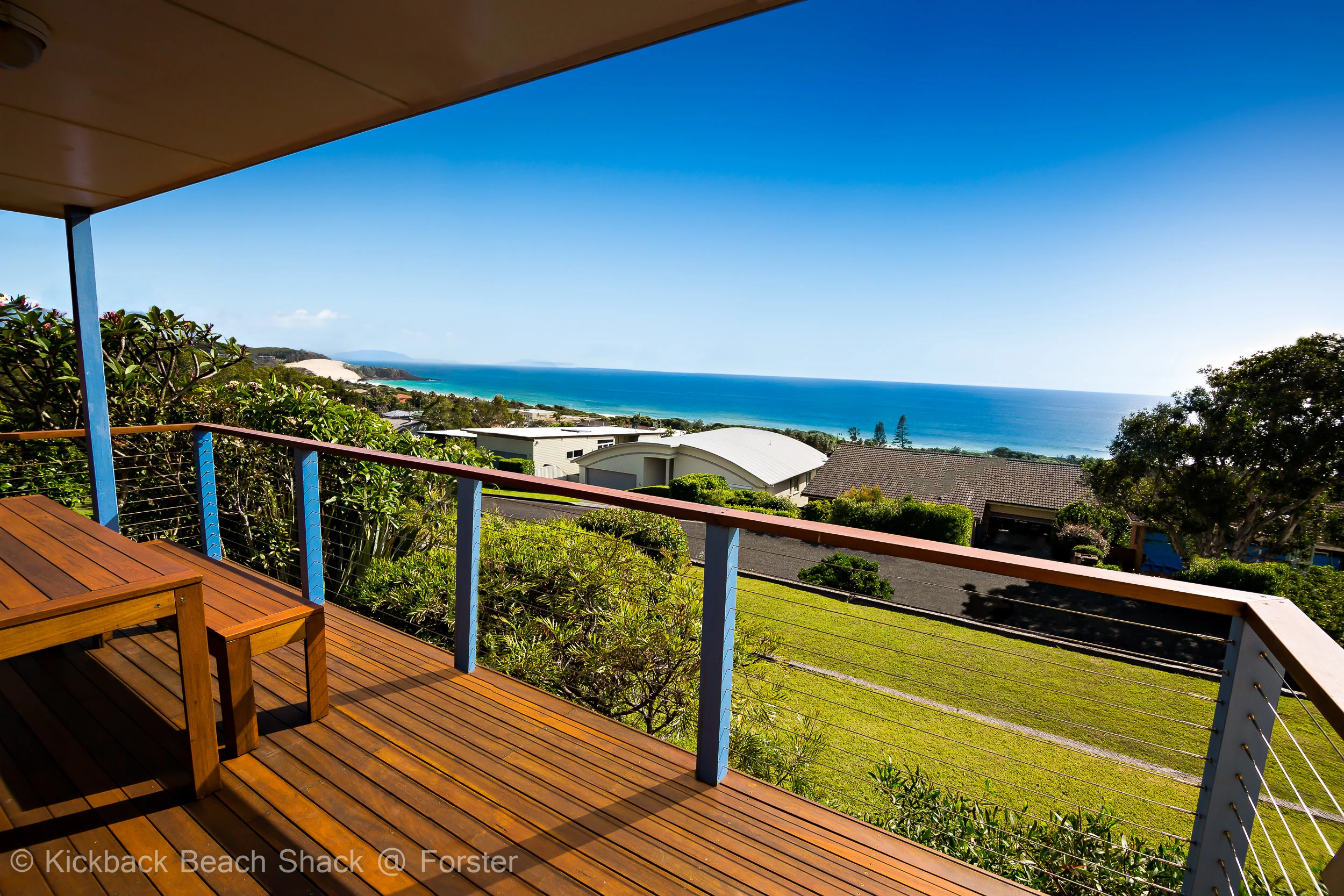 Forster Pet Friendly Accommodation and Holiday House NSW yards of yard