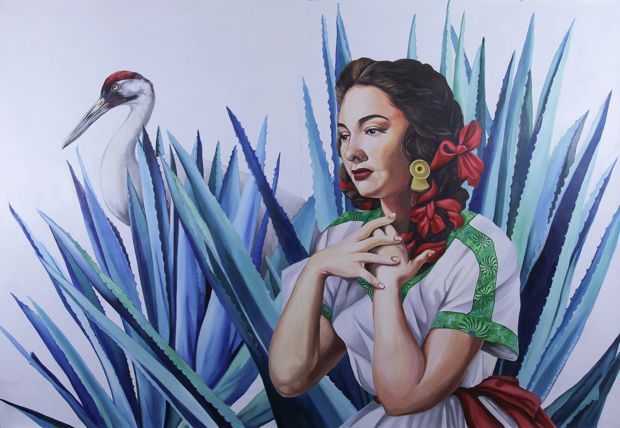  Acrylic on Parachute Cloth  7’x10’ 