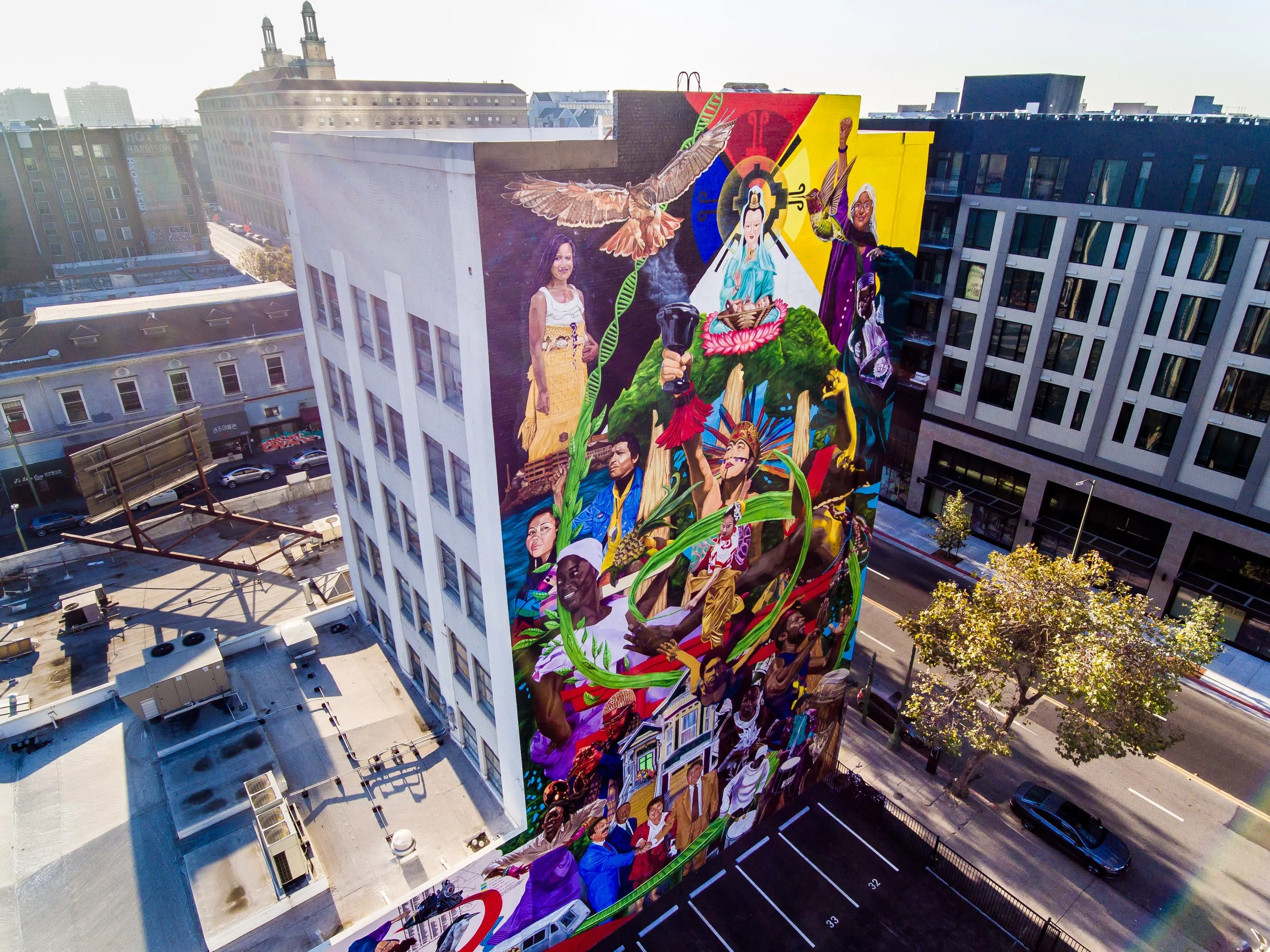   ASCENDANCE   2020   Greenlining Institute 360 14th Street, Oakland CA  Designed and led by Desi Mundo founder of the Community Rejuvenation Project and executed by Desi Mundo, Elaine Chu, Marina Perez-Wong,. Priya Handa and Lisa Max 