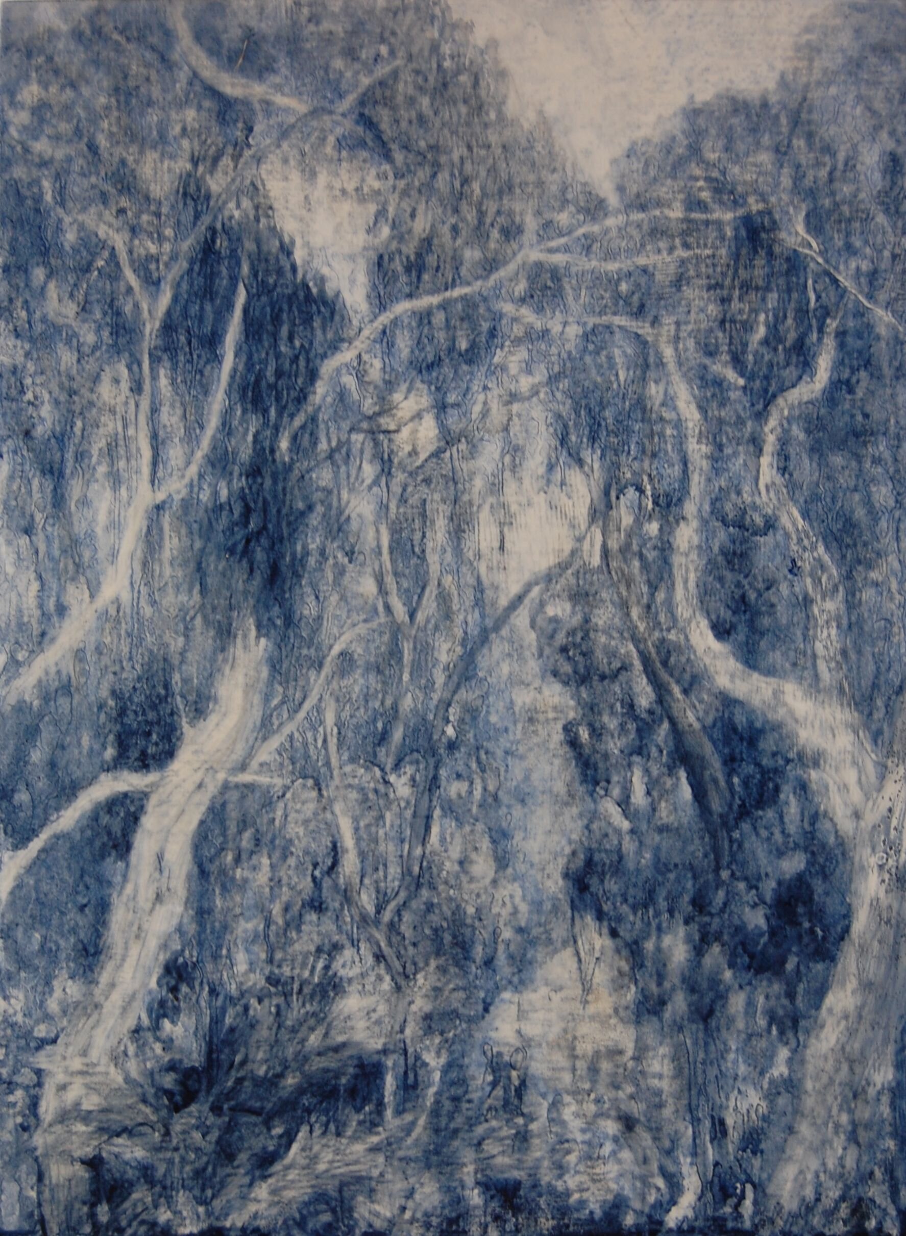 Yallingup hills#1 oil and gesso on board, 40 x 29.5