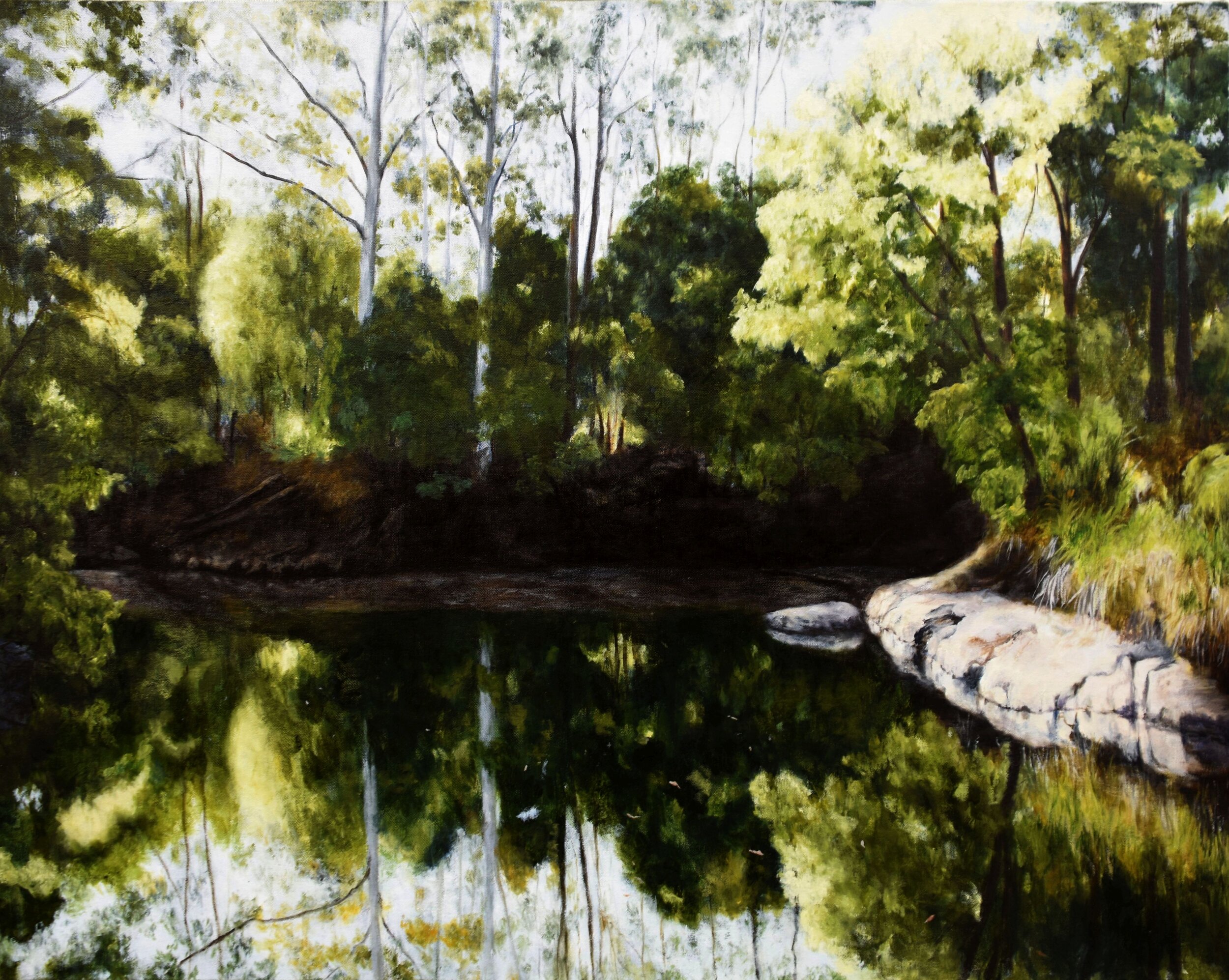 Drift, oil on canvas, 2019, 80 x 100cm