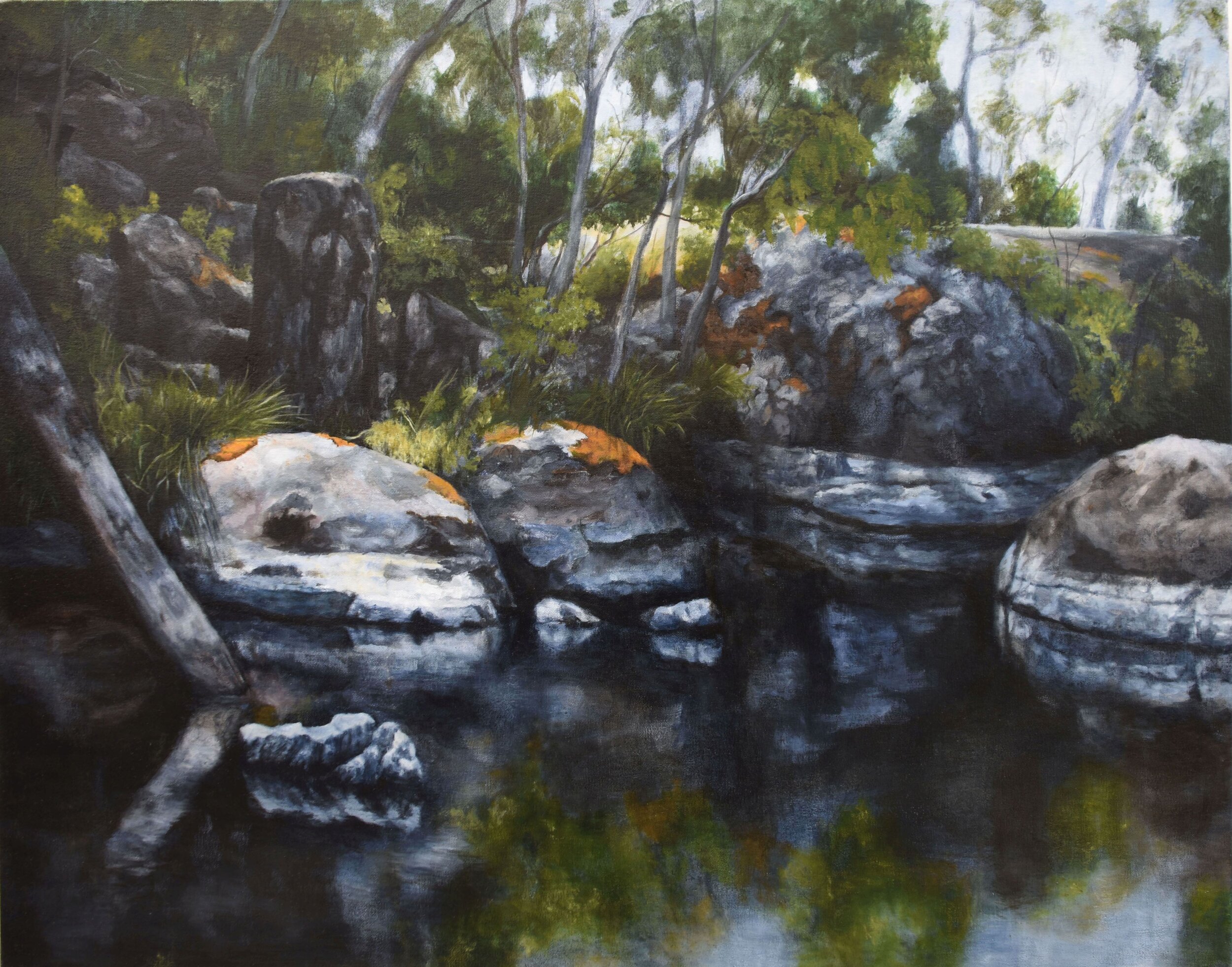 Pool, 2019, oil on canvas, 80 x 100cm