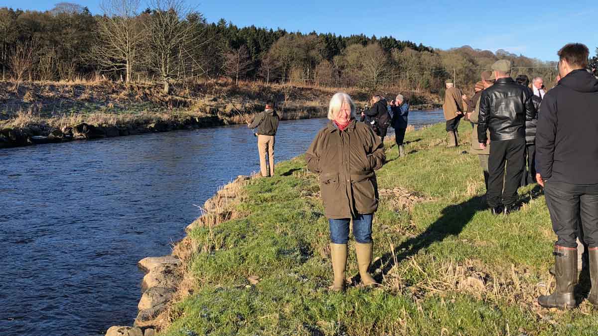 The river opens for the season