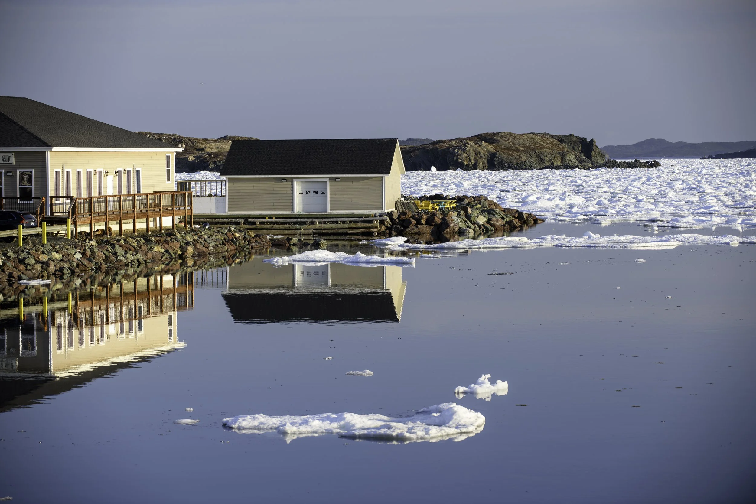 Ice flow, Twillingate, NFLD
