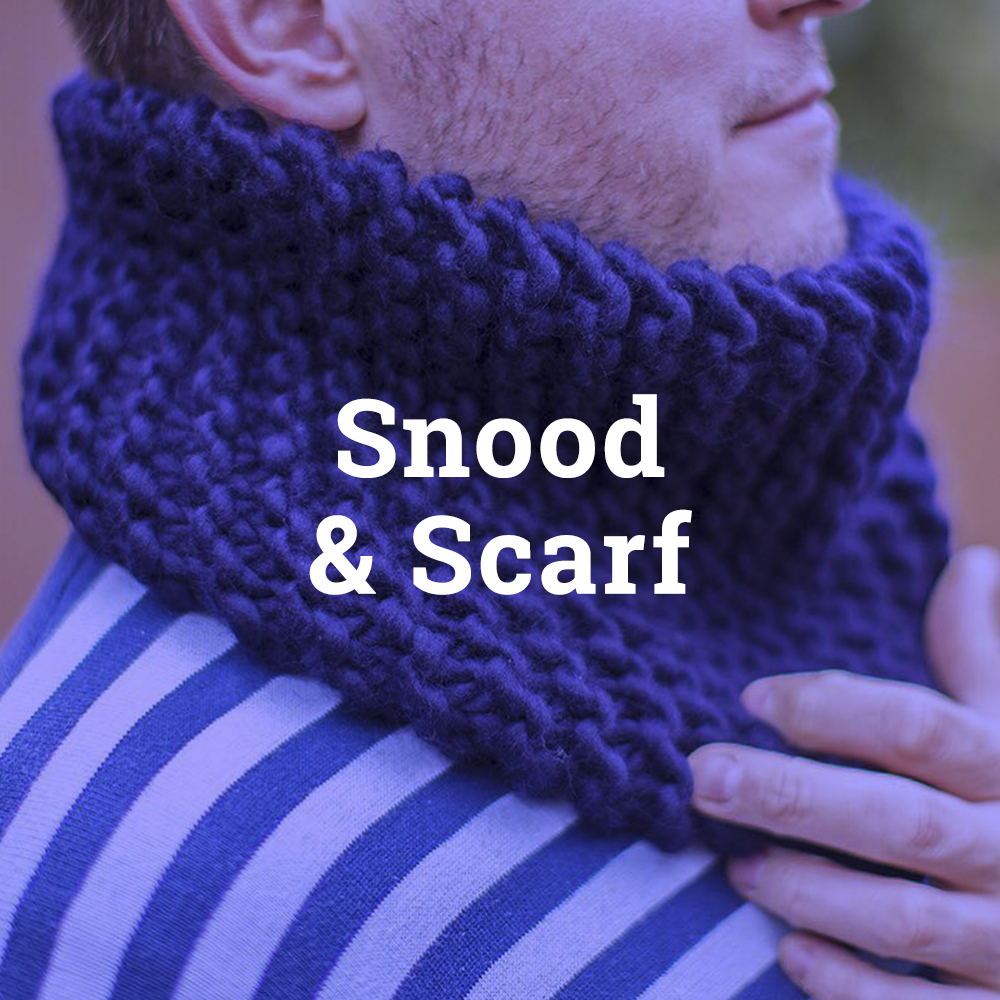 Snood Scarf Knitting Pattern Knit Aid