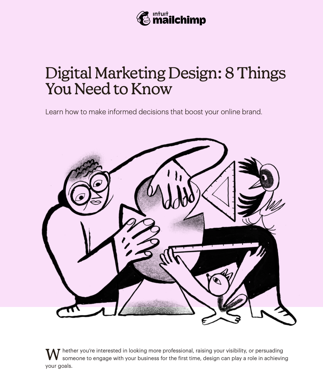 "Digital Marketing Design: 8 Things You Need to Know" (Mailchimp)
