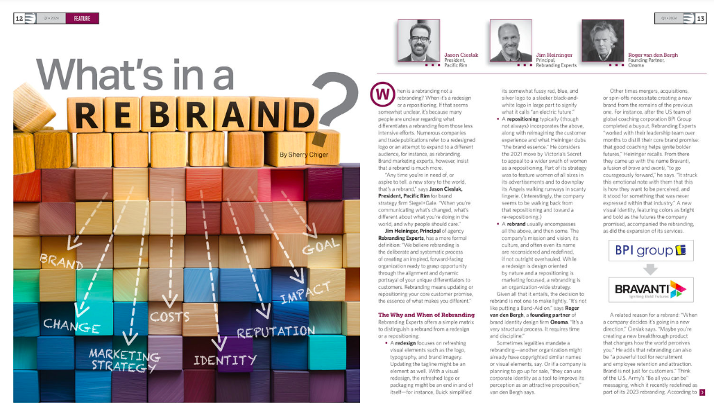 "What's in a Rebrand?" (The CMO Team)