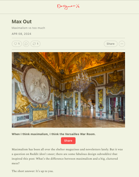 Blog Post (Designer X)