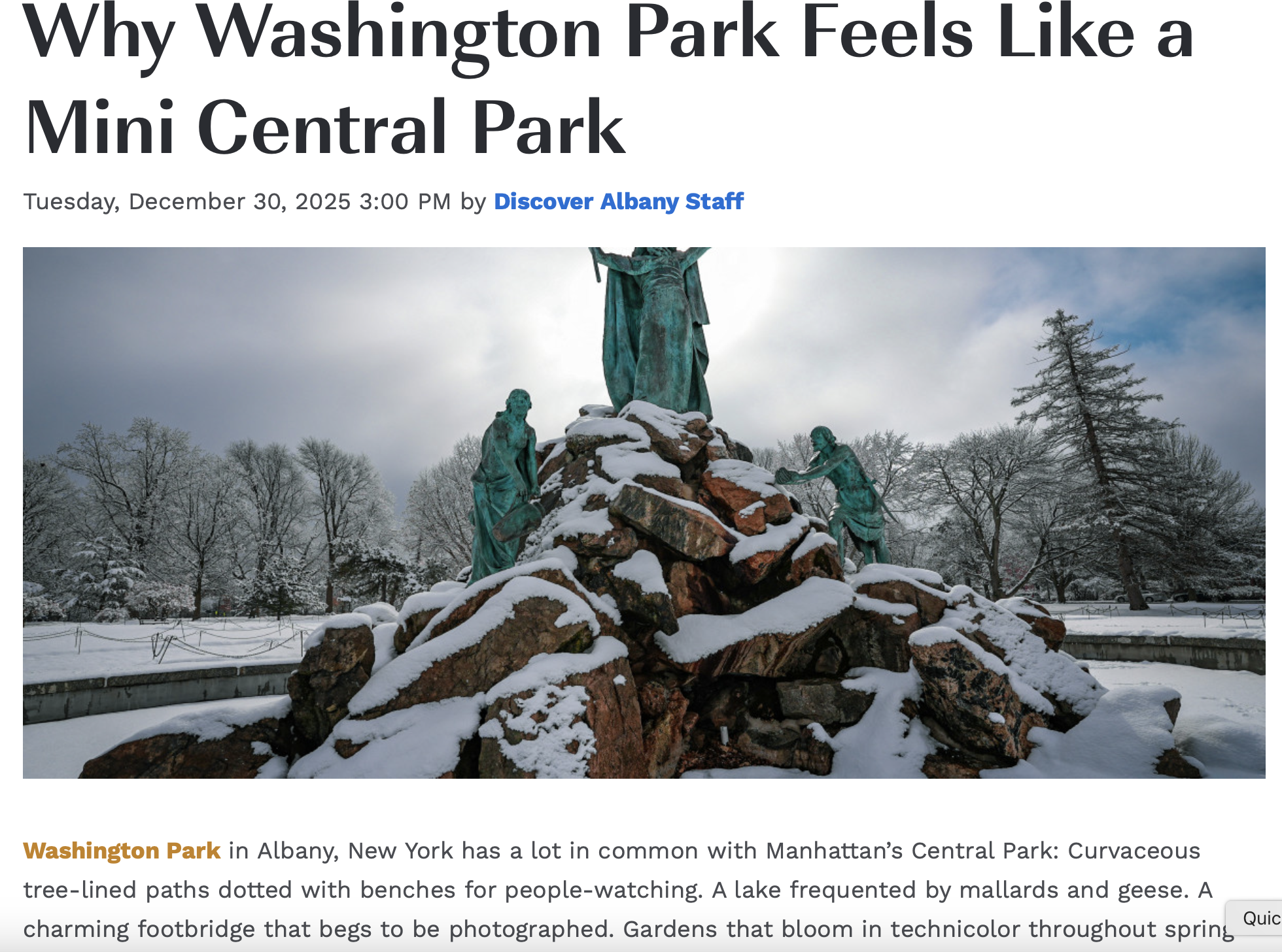 Blog Post (Discover Albany)