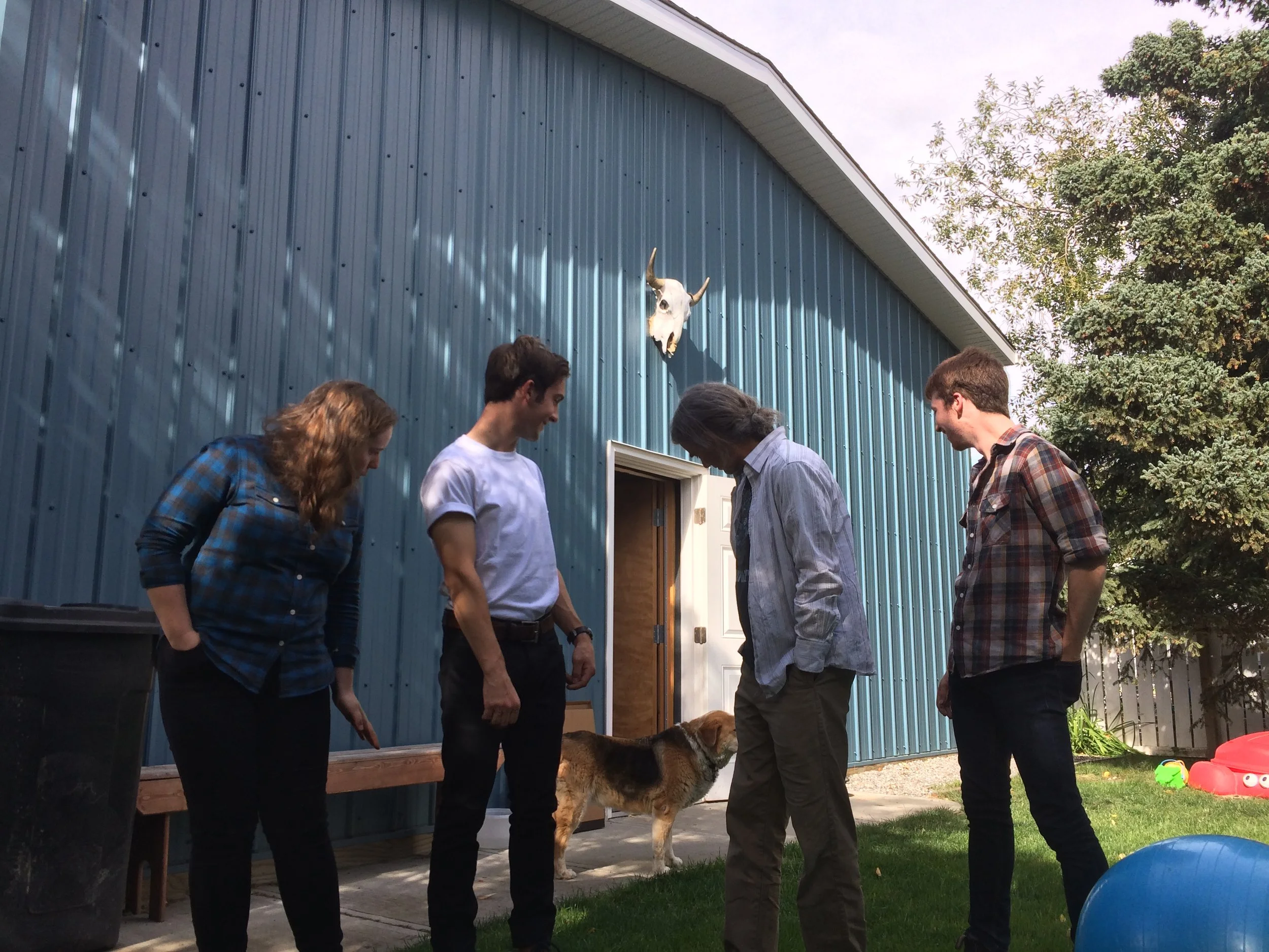 Exec. Producer Jack and the good folks posing for a candid photo.