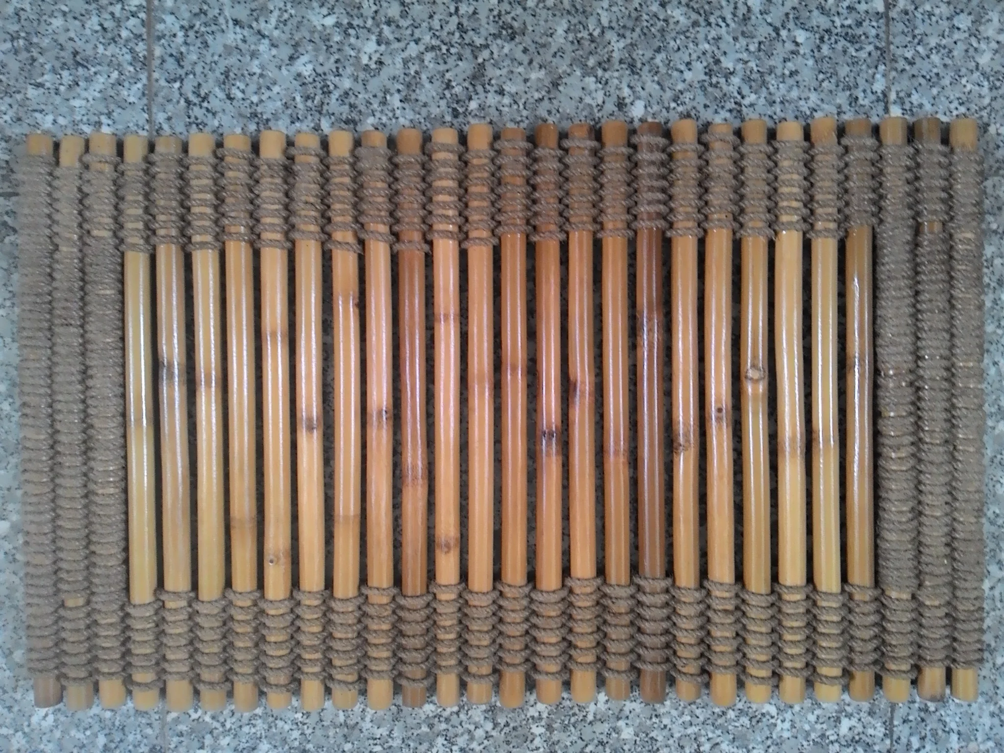Bamboo Floor Mat (Weaved)