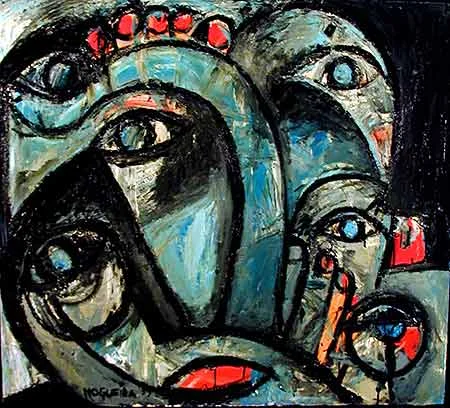 Self You, 1999 40 x 36". Acrylic on canvas