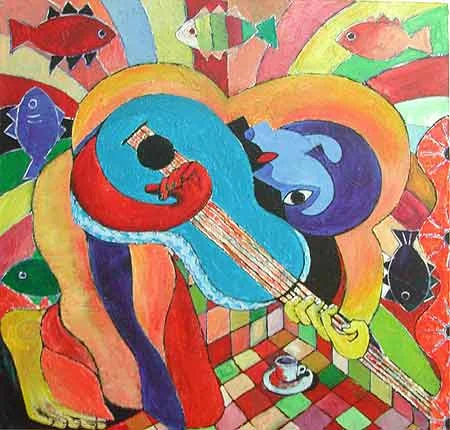 Untitled, 2004 40 x 40". Acrylic on canvas