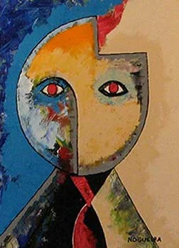 (Portrait), 5, 2005 30 x 24". Acrylic on canvas