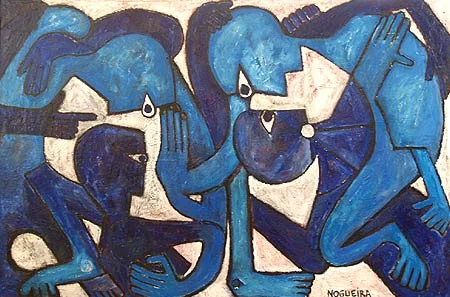 Push, 2007 40 x 60". Acrylic on canvas