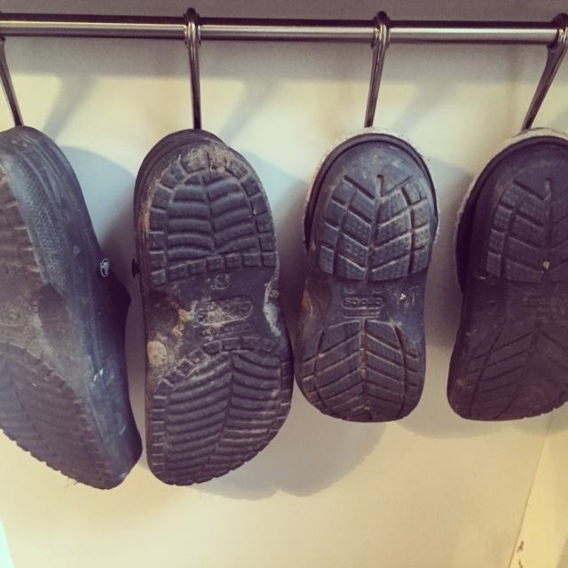 Outdoor shoe and boot storage hotsell