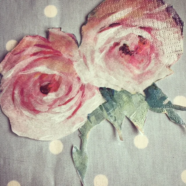 You can decoupage the whole napkin or cut out specific designs.