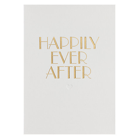  Big Day  Another wedding card which would look perfect in a white frame.    £2.50, John Lewis.   