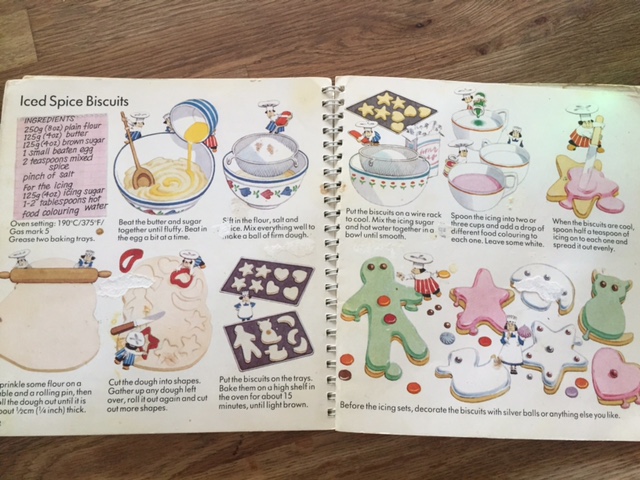 Recipe from our childhood cookbook.