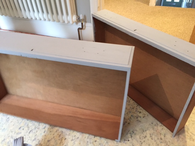 It's up to you but I didn't see the point in painting the inside of the drawers - I'm planning to buy some pretty drawer liners instead. Also I tried to avoid painting as much of the drawer that you don't see in case it affected (slightly) how the drawers moved in and out of the desk.
