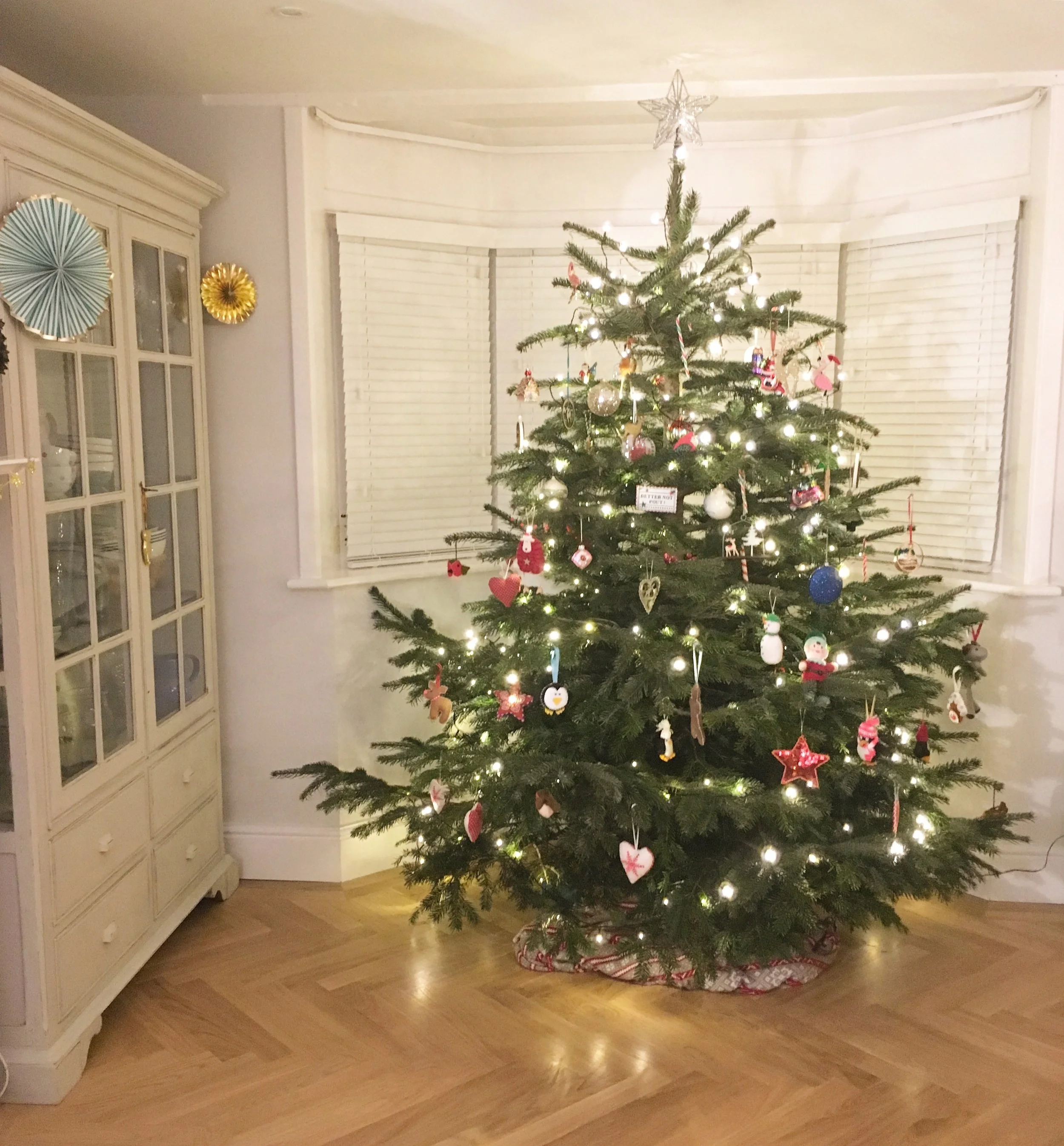 Enjoying the extension at Christmas time.