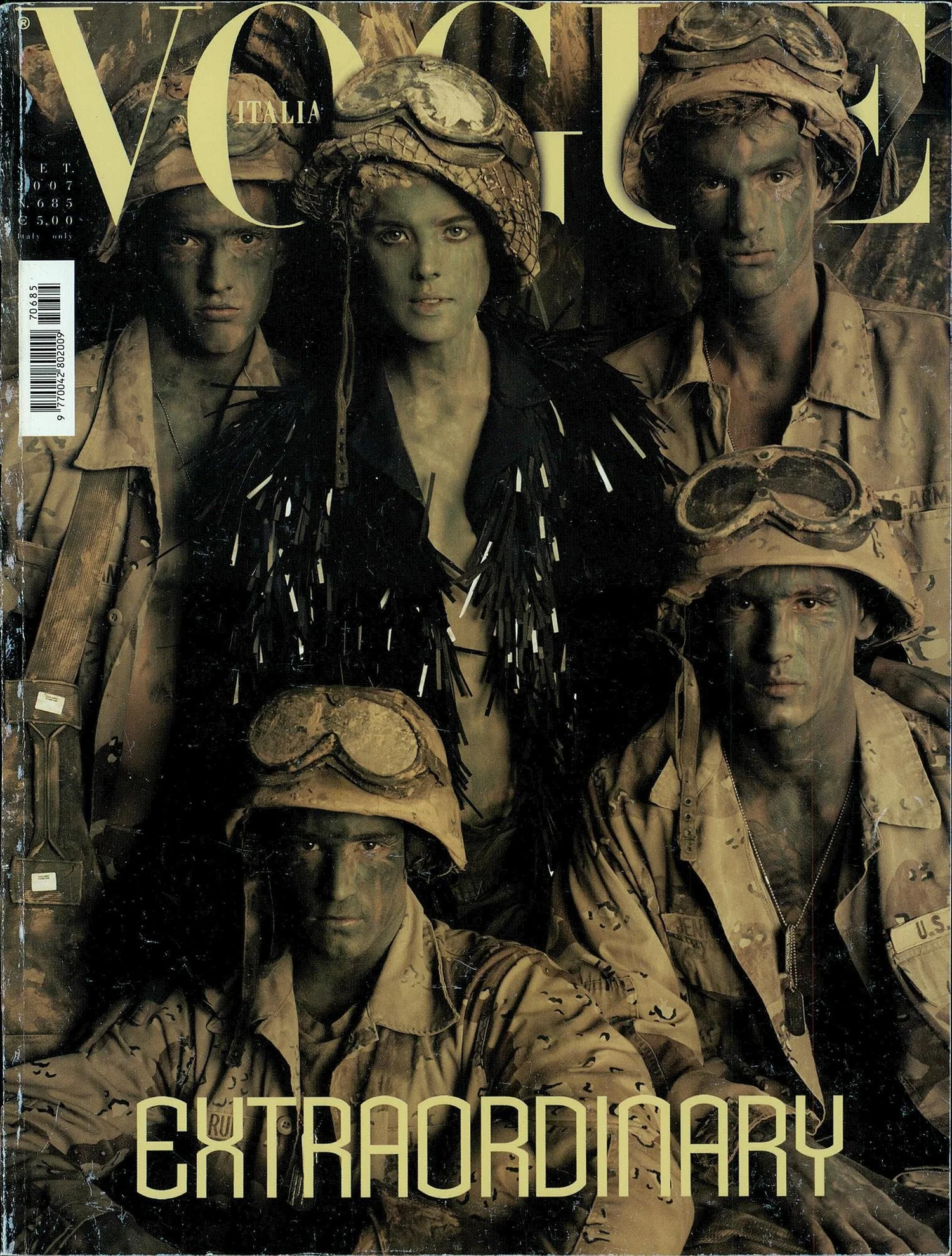 'Make Love Not War' Steven Meisel for Vogue Italia September 2007 ...