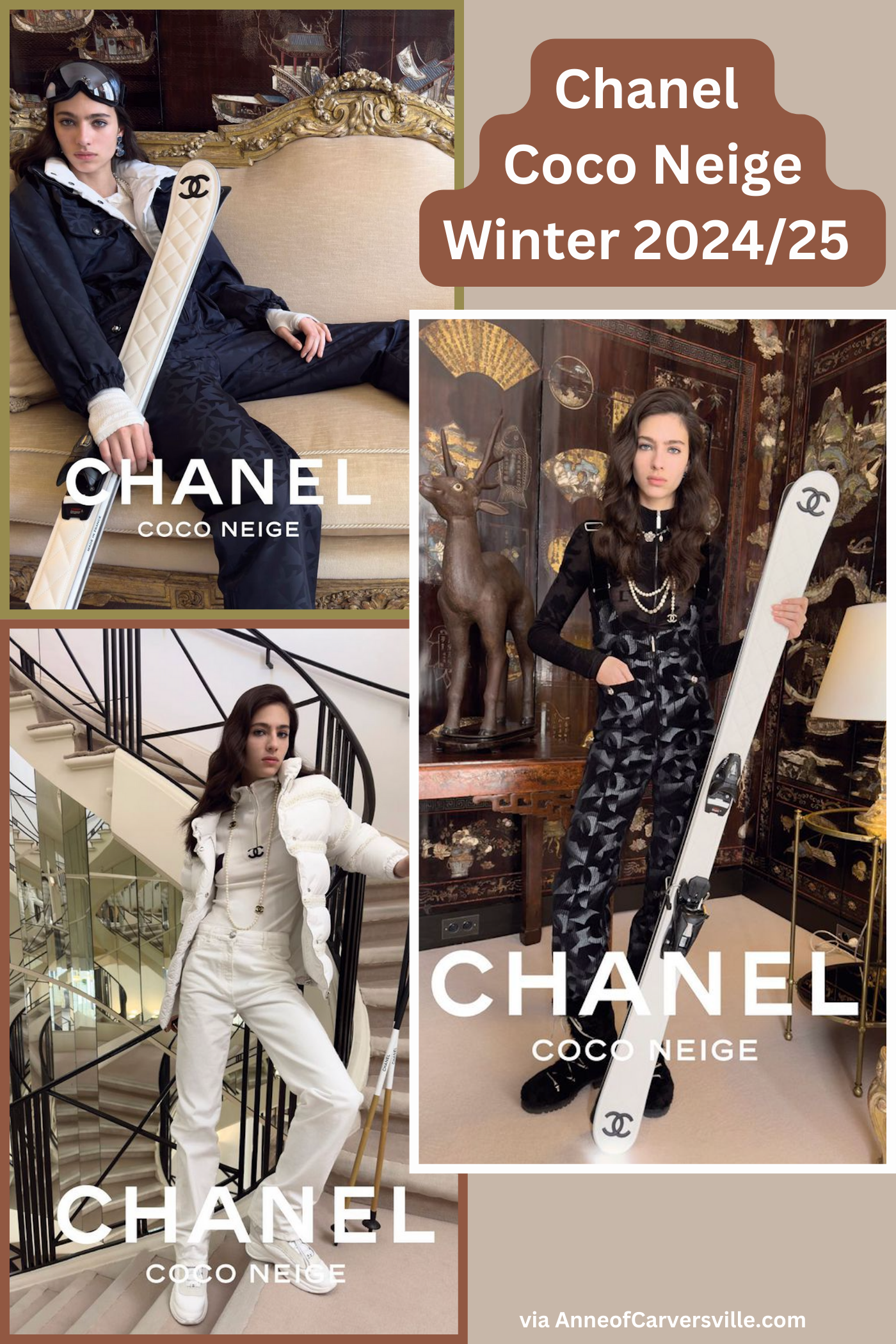 ☆激カワ☆【CHANEL】イヤーマフ Coco Neige 2024/25 Collection CHANEL COCO NEIGE 2024/25 COLLECTION: A Fresh Take on Winter