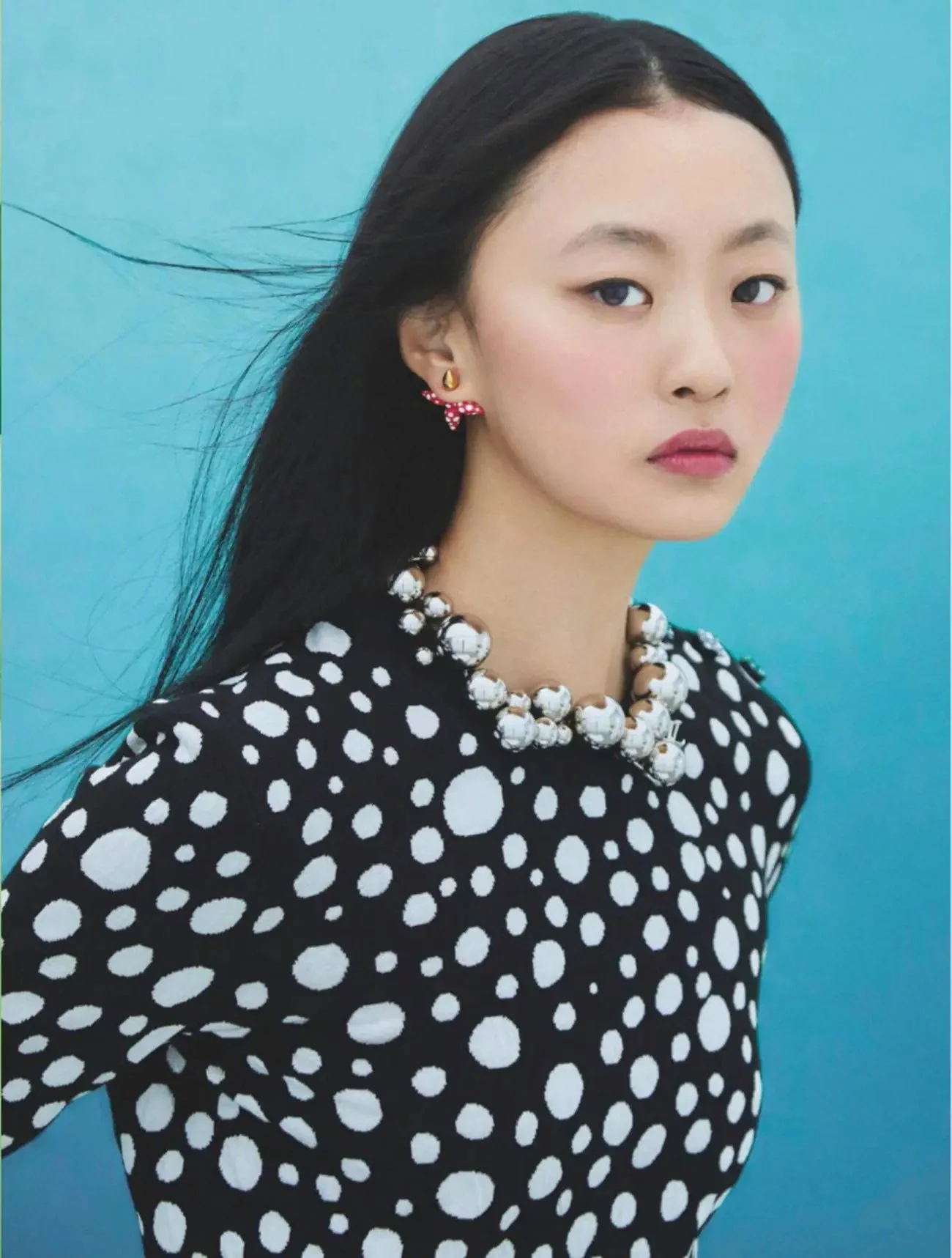 Xu Jing Wears Louis Vuitton x Yayoi Kusama for InStyle Spain