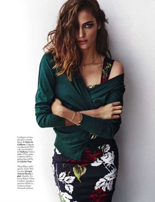 Zuzanna Bijoch Is Sensual Casual In Xavi Gordo Snaps For Elle Spain ...