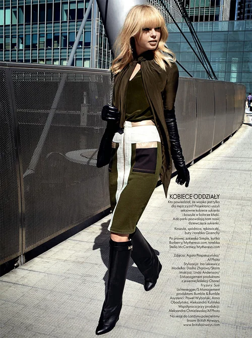 Dasha | Agata Pospieszynska | Elle Poland November 2012 | Do Boju! — Anne of Carversville