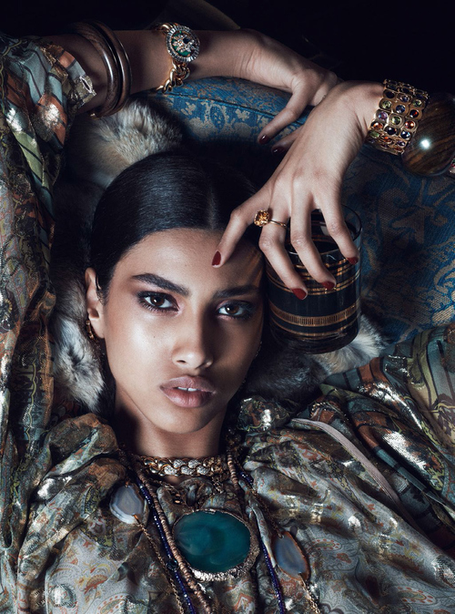 Imaan Hammam In 'Opium du Style' By Lachlan Bailey For Vogue Paris ...