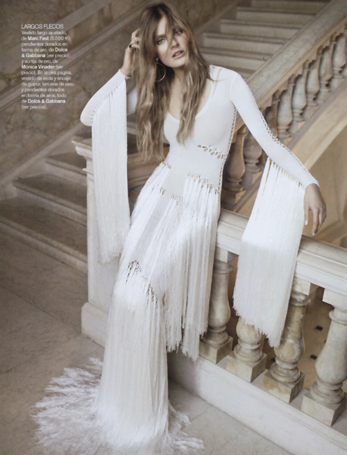 Constance Jablonski | Alex Cayley | 'Angel Bianco' | Vogue Spain ...