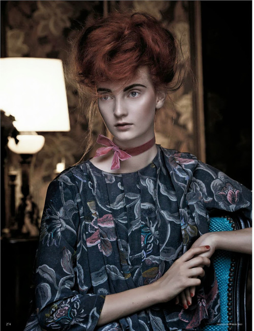 Codie Young as Misia Sert, Lensed By Giampaolo Sgura For Vogue Germany ...