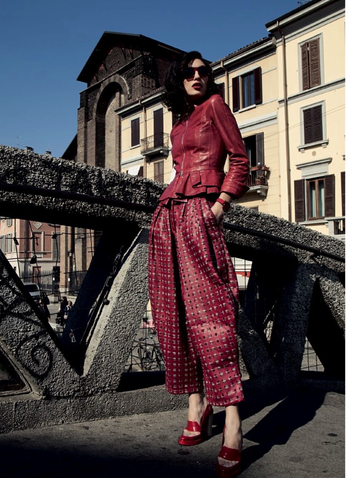 Natalia Moreira Is Euro chic In Omar Macchiavelli Images For Marie ...