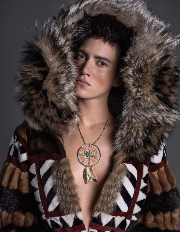 Tamy Glauser Is Fierce In Raphael Delorme & Thierno Sy Images For ...