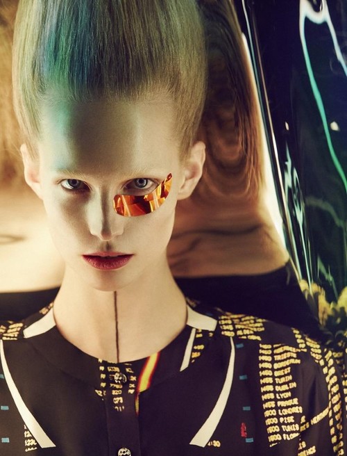 Katrin Thormann Wears Futuristic Beauty In An Le Images For Vogue ...