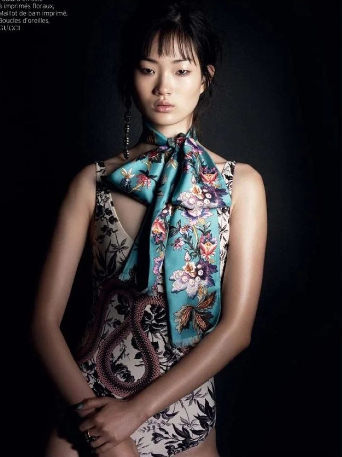 Thierry LeGoues Flashes Hyun Ji Shin In Gucci For French Revue de Modes S/S 2016