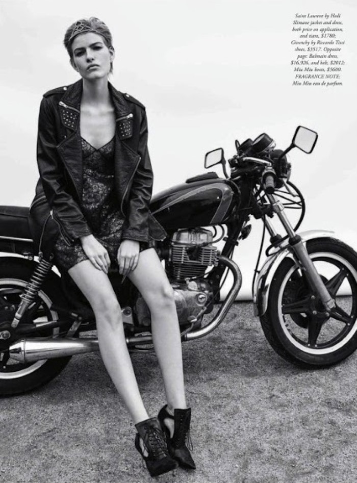 Louise Parker Goes Rebelicious In Beau Grealy Images For Vogue ...