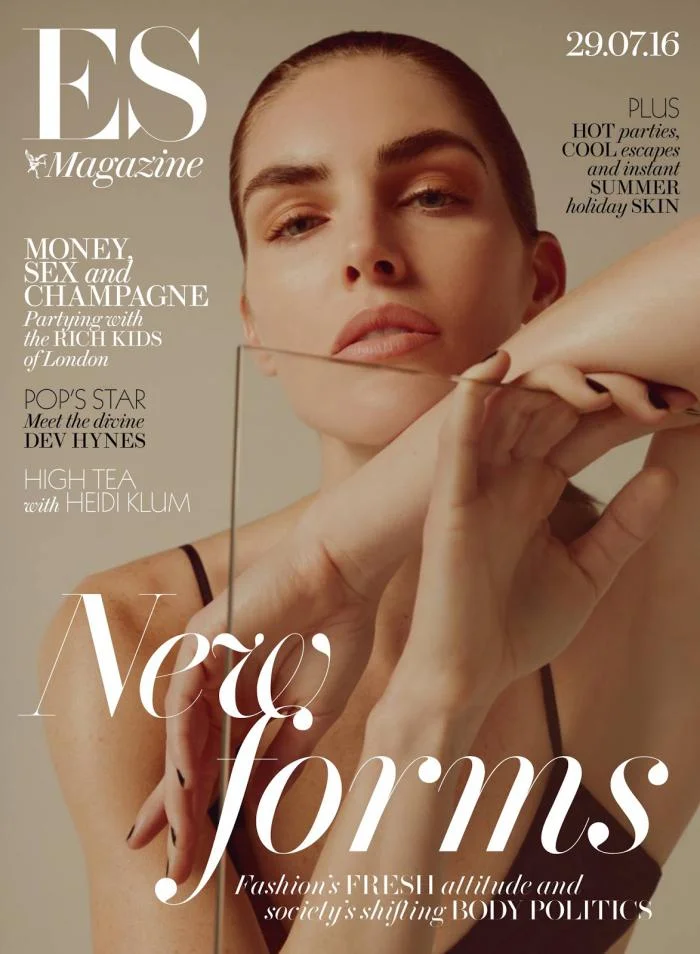 Hilary Rhoda Goes Minimal In Liam Warwick Images For ES Magazine July ...