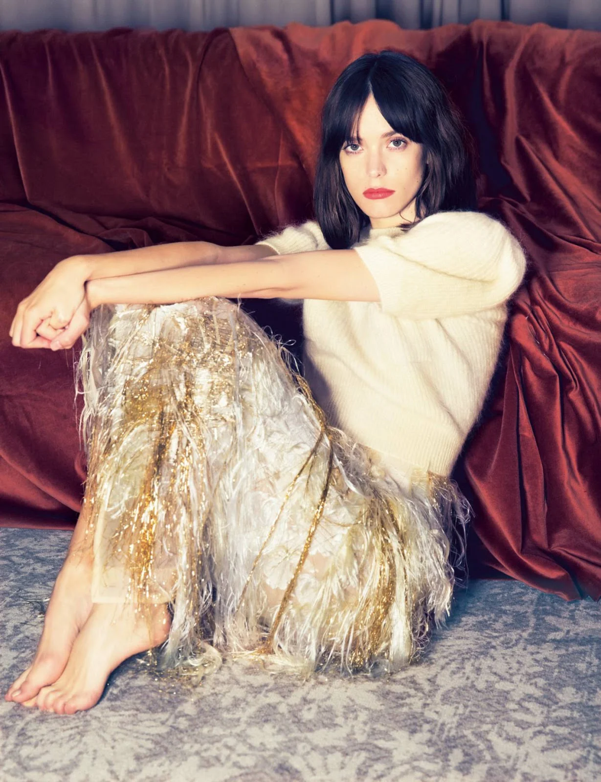 Stacy Modeling Stacy Martin In 'Siren Call' By David Bellemere For ES Magazine Aug. 5 ...