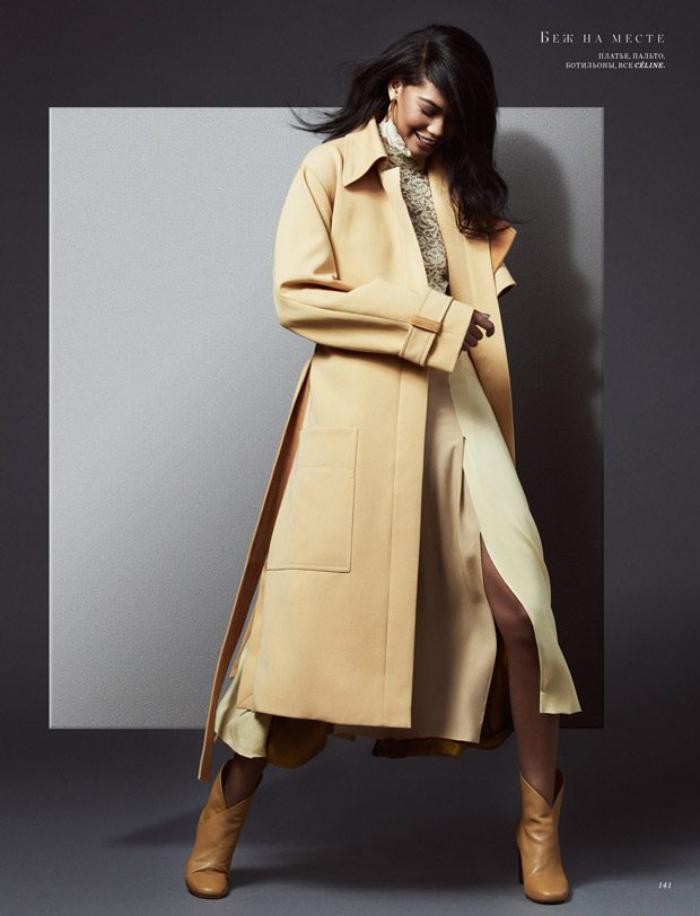 Chanel Iman Wears Glam Elegance By Matallana For Harper's Bazaar ...