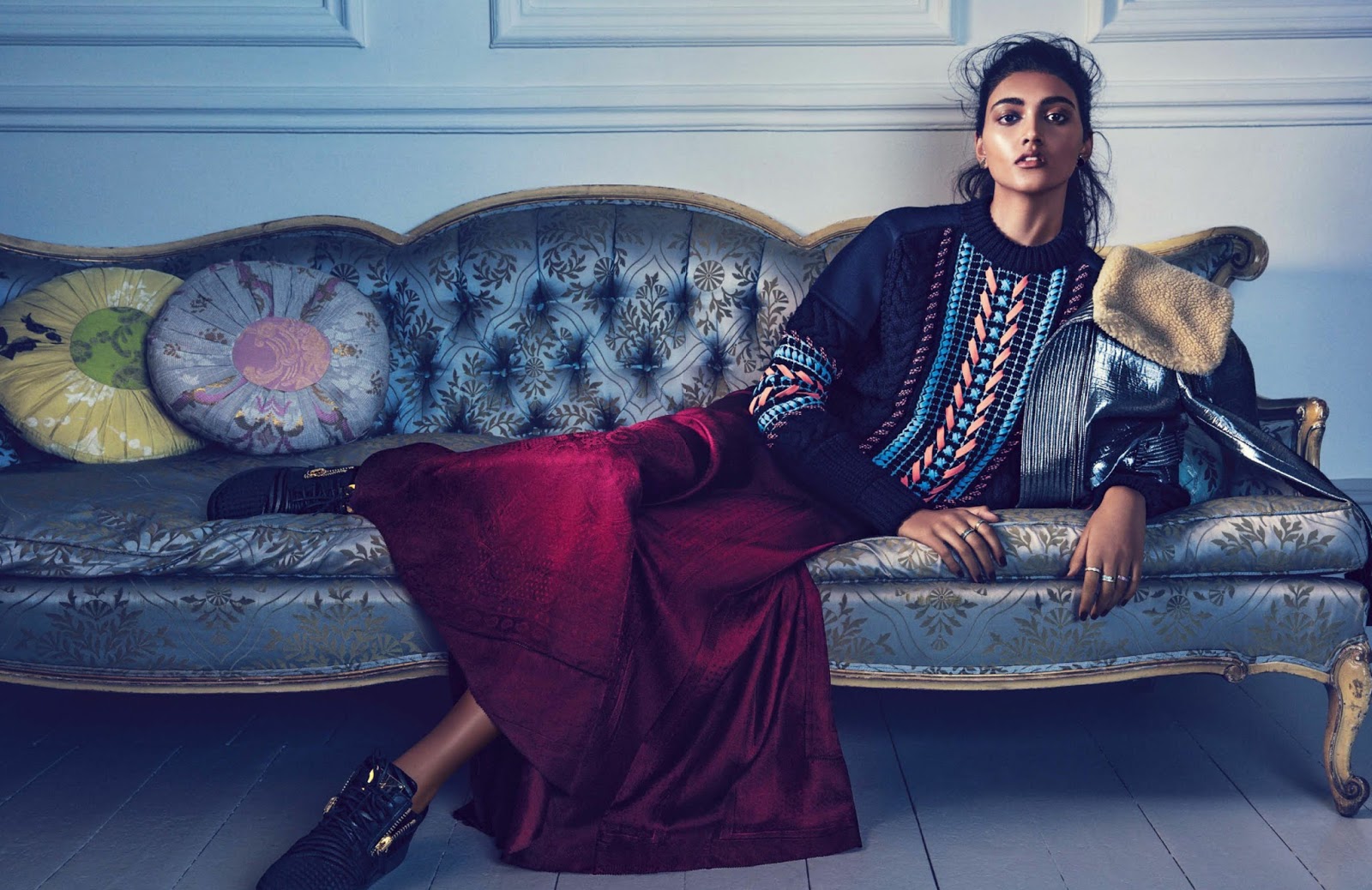 Neelam Gill Poses In 'Clash Course' By Richard Ramos For Vogue India ...