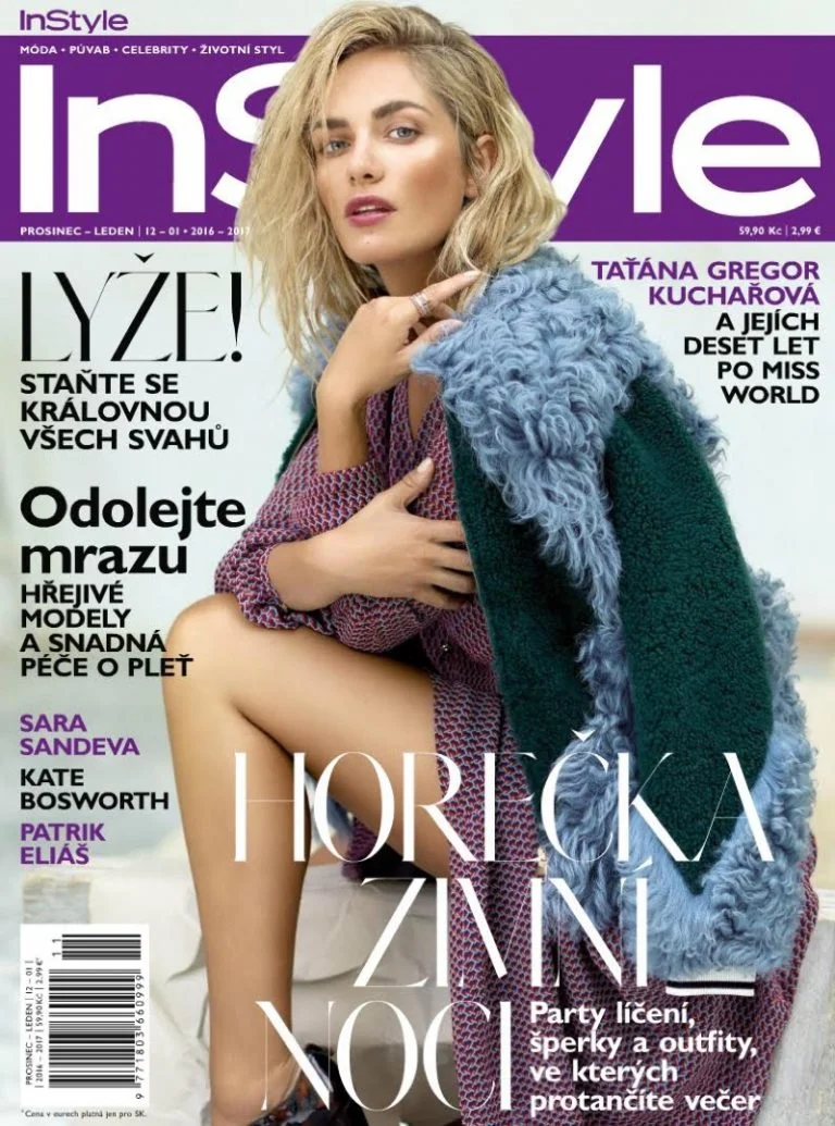 Tatana Kucharova Is Artist Muse By Paul de Luna For InStyle Czech ...
